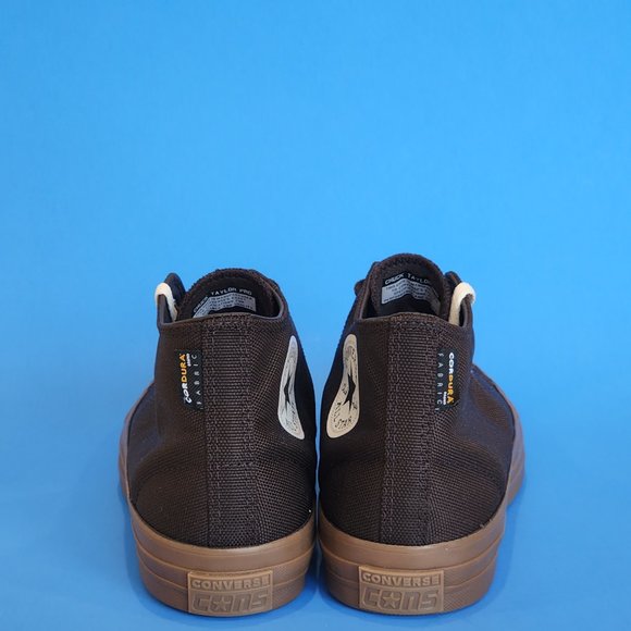 Converse CONS CTAS Pro Mid Velvet Brown Unisex Skate Sneakers A03224C NWT - Picture 5 of 6